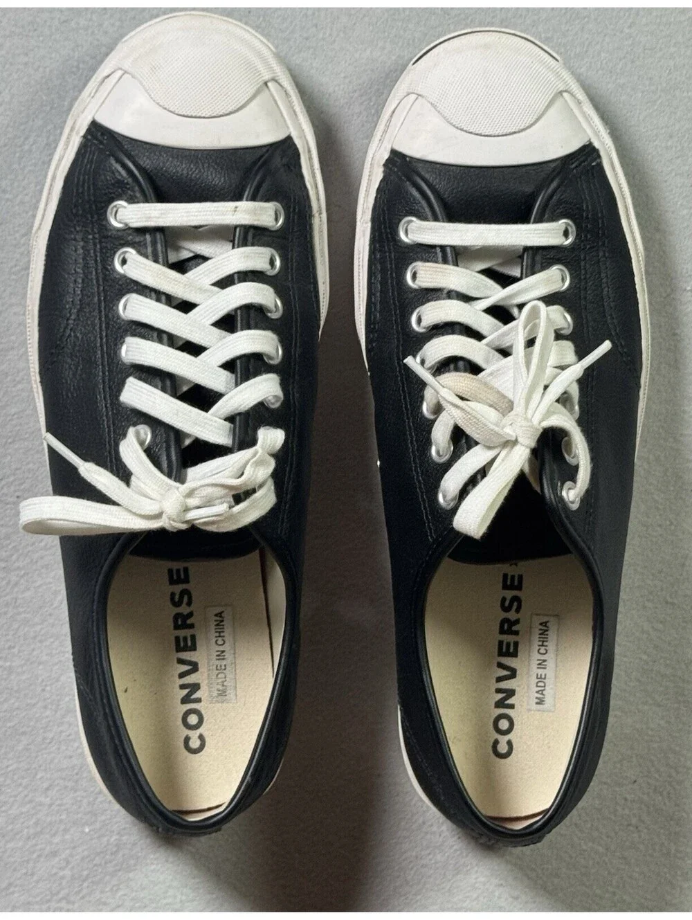 Size 8.5 - Converse Jack Purcell Low Black